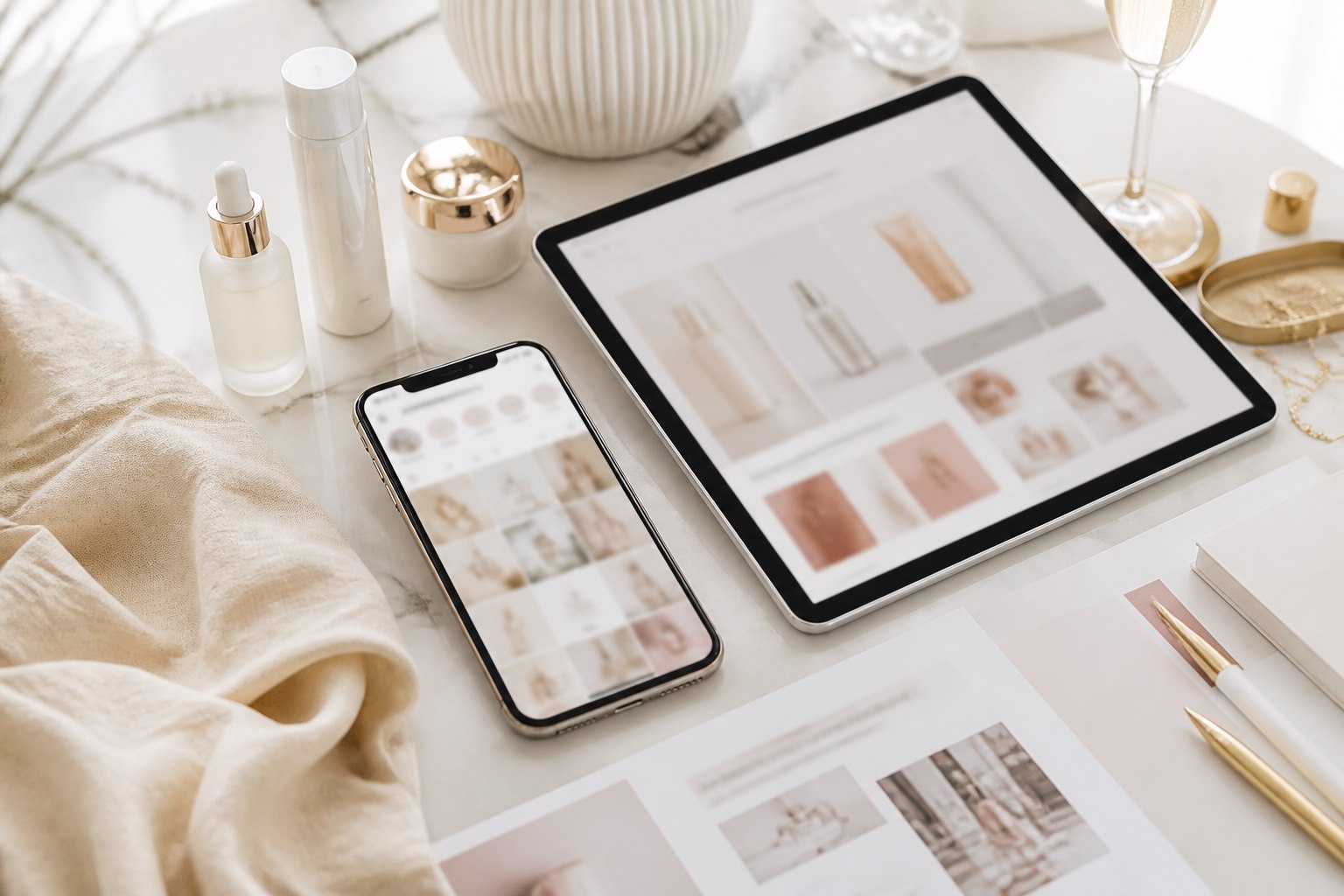 Smartphone, tablet e prodotti beauty per ecosistema digitale
